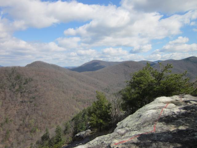 View 1 from Pinnacle Knob.