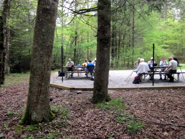 Lunchtime at Lake Winfield Scott Campground!
