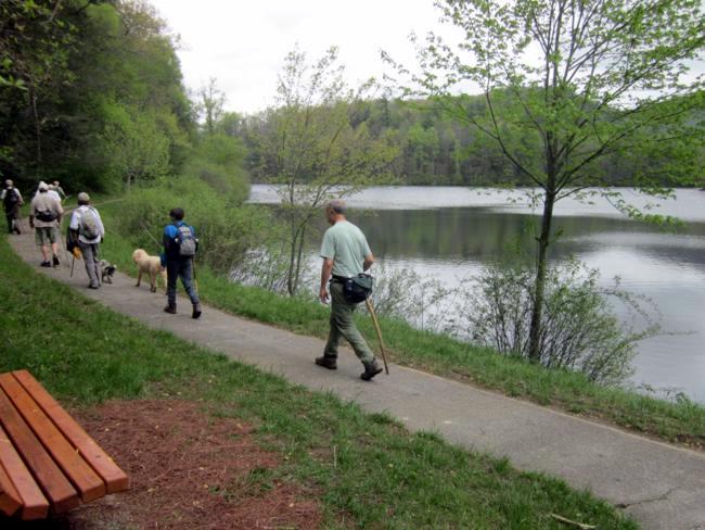 The lake trail.