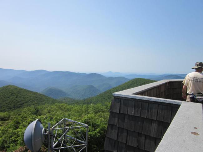 The observation decks allow spectacular 360 degree views from Georgia's highest point!