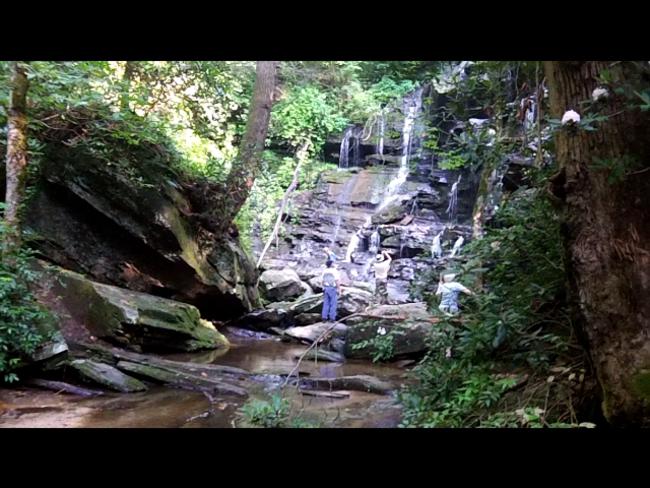 Approaching Yellow Branch Falls.