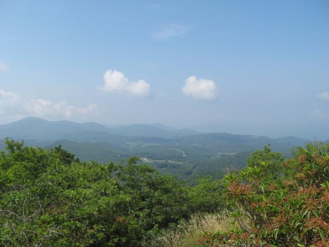 Even on a hazy day, the mountains are beautiful!