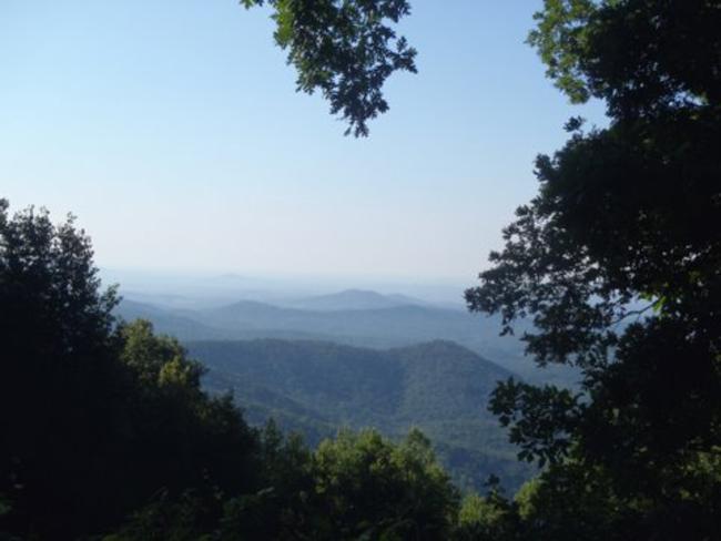 This hike features many nice mountain views!