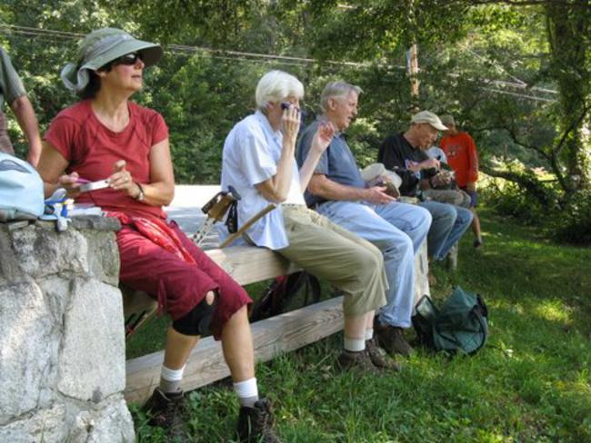 Lunchtime at Osage Mountain Vista.