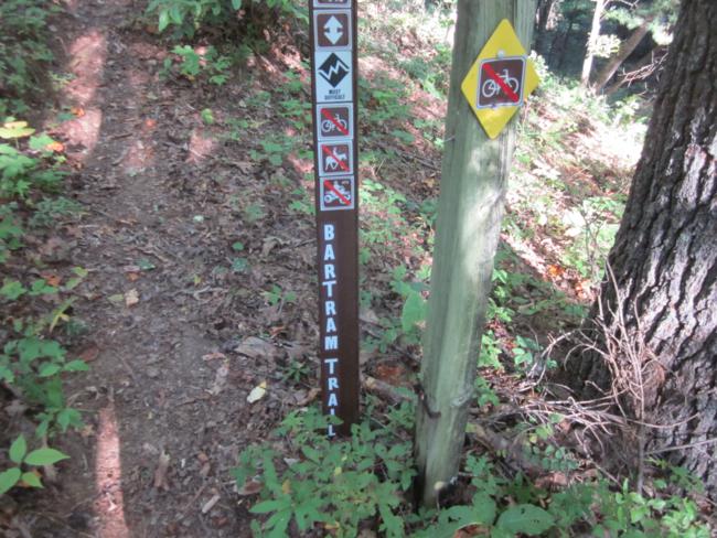 Trail sign warns that it is most difficult!