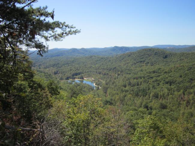 We get great views as we arrive at Big Rock.