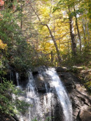 A portion of the falls.