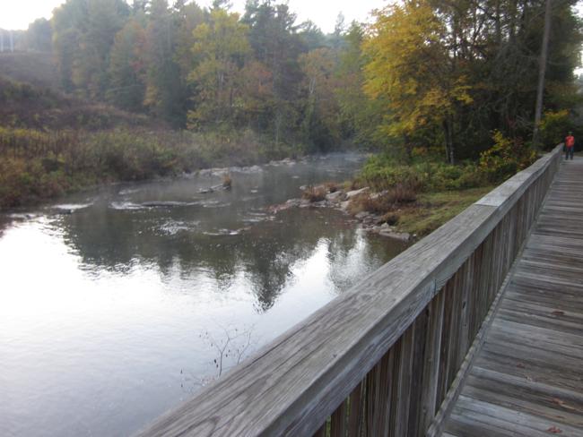 We started our hike on the north end of the Shortline Trail along the Tallulah River.