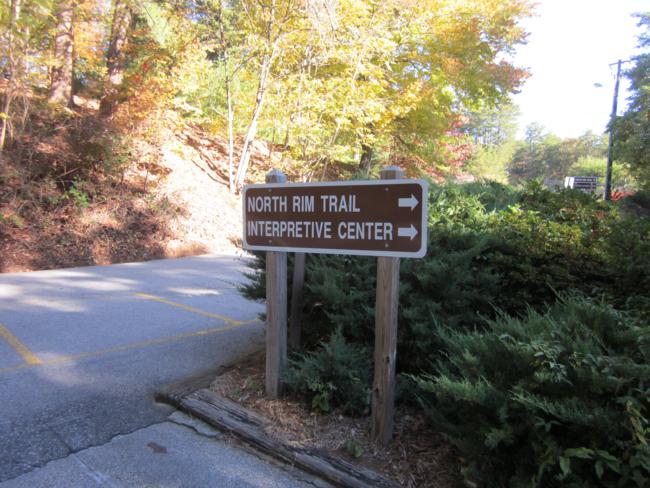 Next, we head over to the gorge Rim Trails.
