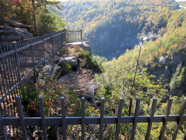This is the newest overlook at Inspiration Point.