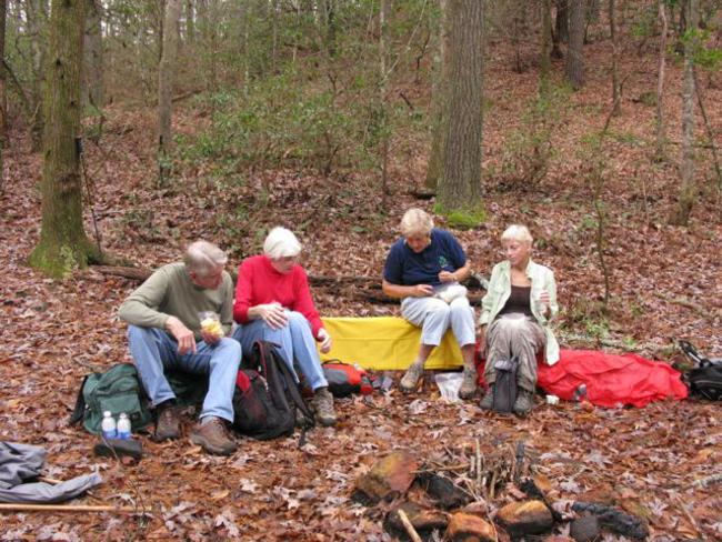 Lunchtime on the Bartram Trail!