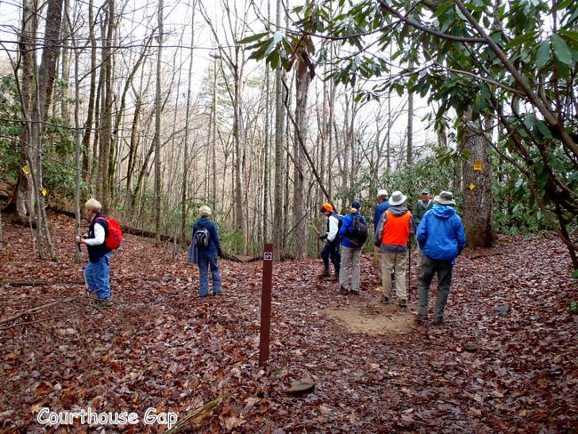Arriving at Courthouse Gap!
