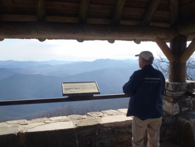 We enjoy fantastic views from the fire tower!