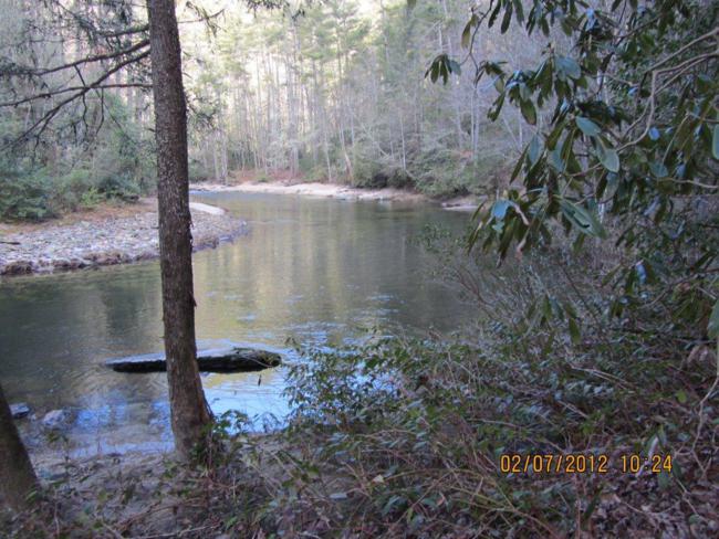 A peaceful section of the upper Chattooga River.
