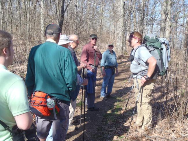 Once again we meet lots of thru-hikers on their way to Mt. Katahdin Maine