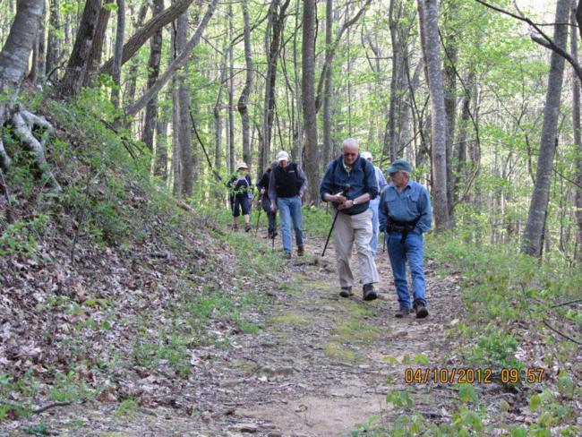 Next, we head down the Coosa Backcountry Trail.