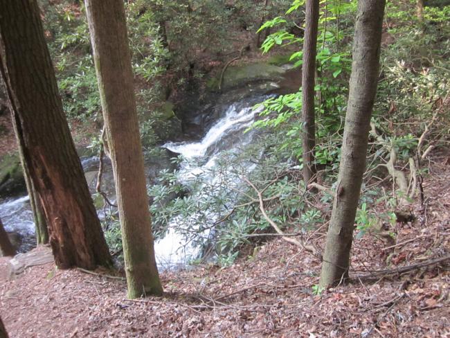 Beautiful cascades along the creek.