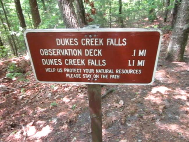 The start of the trail.