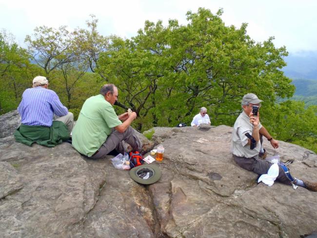 Lunchtime at Blood Mt.!
