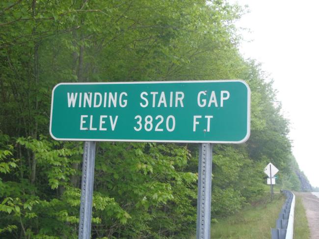 Sign on Highway 64.