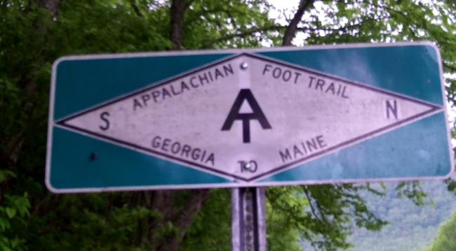 Sign at Highway 64.