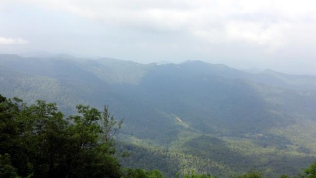 Early morning view from Jones Knob.
