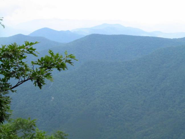 Even with the clouds, we can view several layers of mountains!