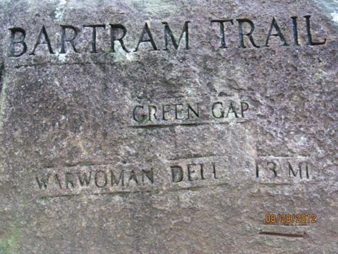 Marker at Green Gap.