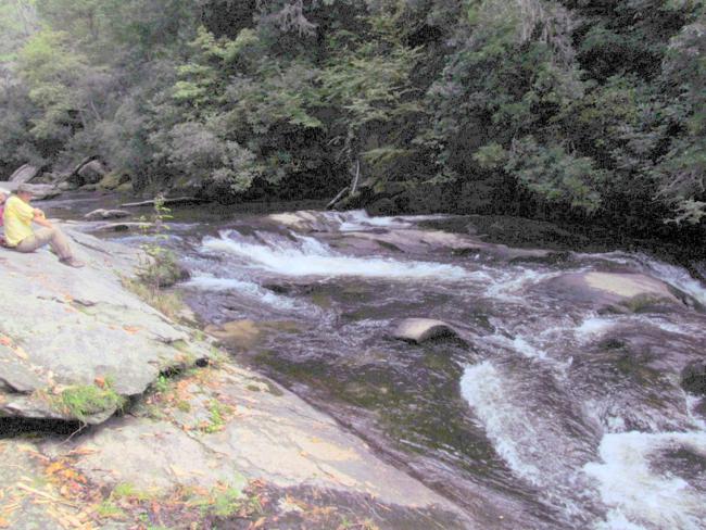 The upper head-waters of the "Wild and Scenic" Chattooga River.