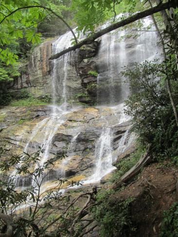 Our second hike was on the Glenn Falls Trail to three waterfalls - this is the Upper Falls!