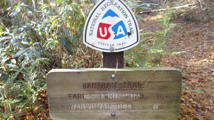 Marker near the start.