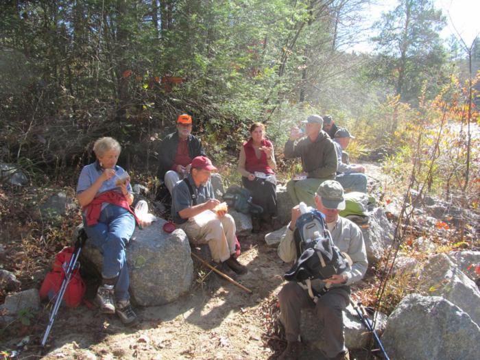 Lunchtime on the Chattooga!