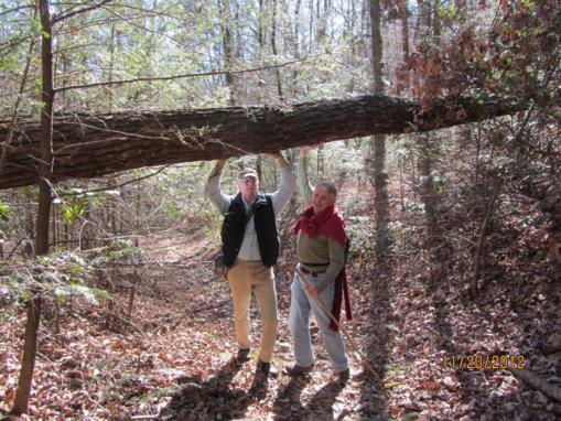 We like to clear the trail of obstructions!