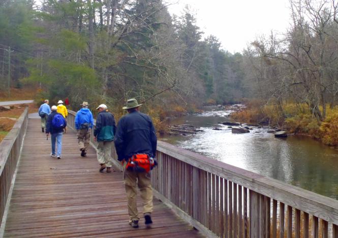 Another great day for a hike along the Tallulah River!