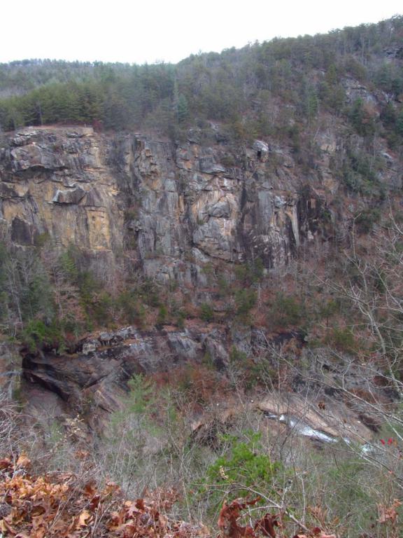 We have now hiked over to the South Rim Trail at Tallulah Gorge.
