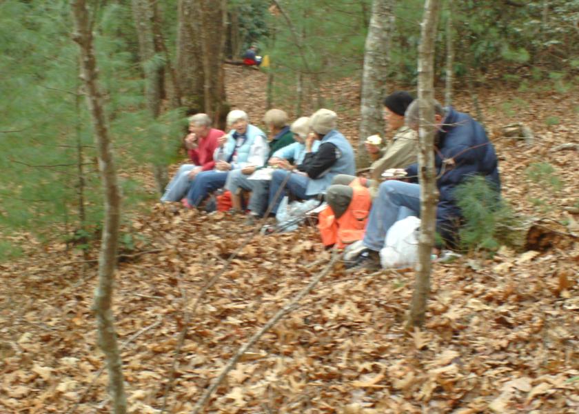 Lunchtime at Windy Gap!