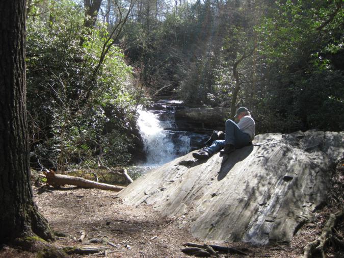 We reach our lunchtime destination - Pigpen Falls!