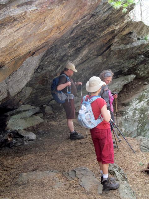 Rock outcrop near Cooper Gap!