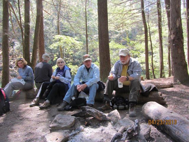Lunchtime on the Chattooga River!