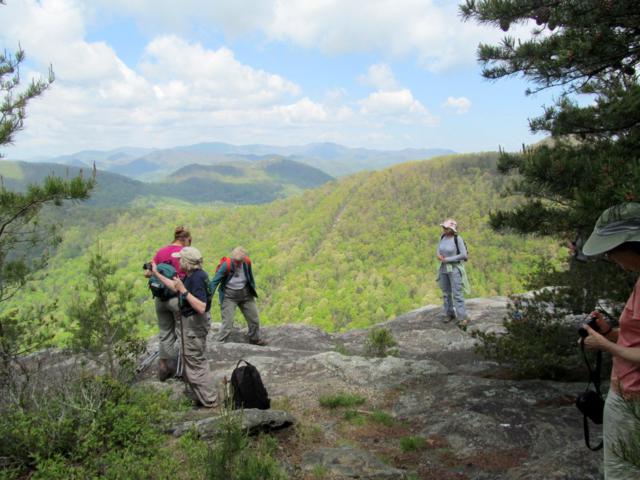 We arrive at Pinnacle Knob.