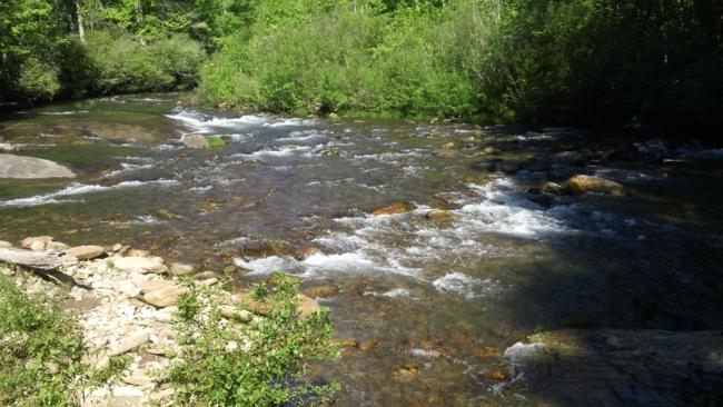 We approach the Whitewater River.