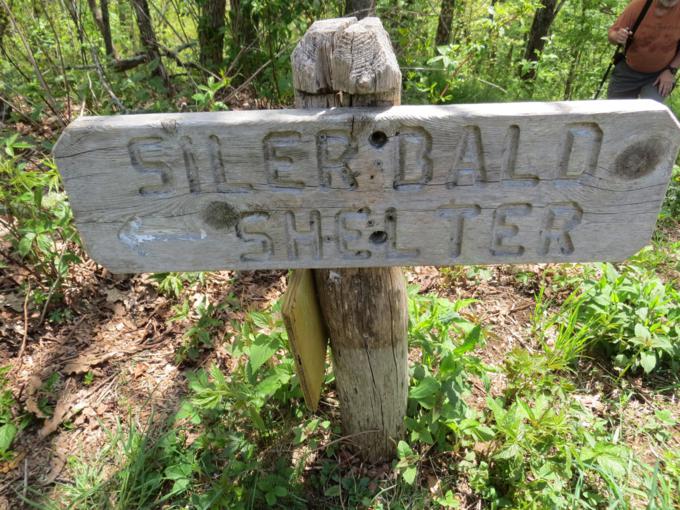 Sign at the base of Siler Bald.