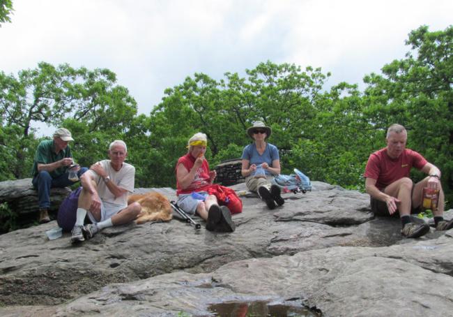 Lunchtime at Blood Mountain!