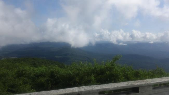 On clear days, you can see mountains more than 100 miles away.