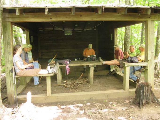 Lunchtime at the shelter!