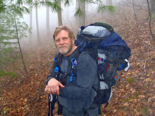 We met A.T. thru-hiker "Mad Squirrel" from Kalamazoo, Michigan