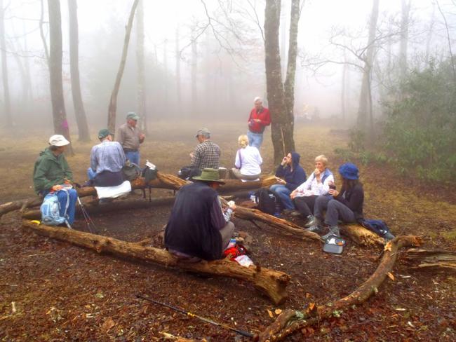Lunchtime at Gooch Gap!