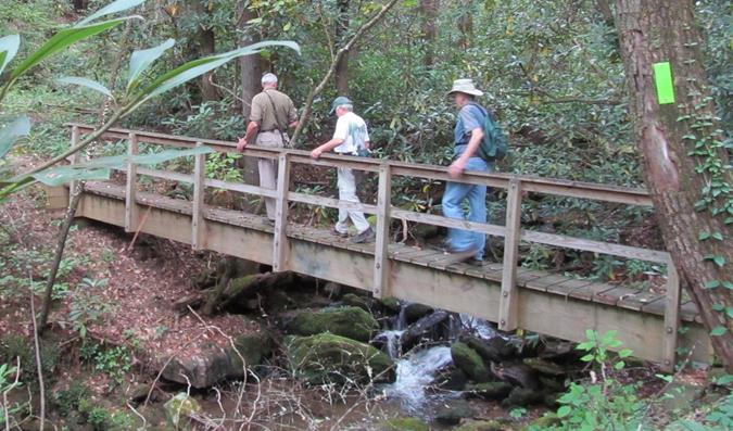 A nice trail with creeks, boulders, mountain views along with the "Wild and Scenic" Chattooga River.