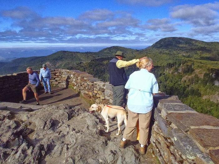 The summit of Devil's Courthouse!