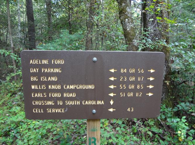 We took a short hike off of the Bartram Trail down to Adeline Ford on the river for lunch.